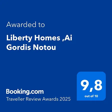 Holiday home Liberty Homes ,ai Gordis Notou *